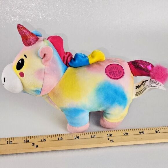 Megan Plays Mystery Plush Unicorn Series 2 Tye Dye Unicorn Soft Toy 6–14″ - Picture 2 of 7